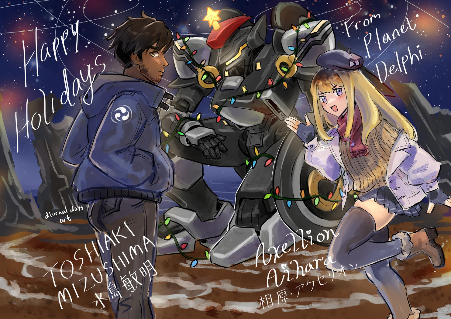 Original character artwork - Blade of Seafoam comic