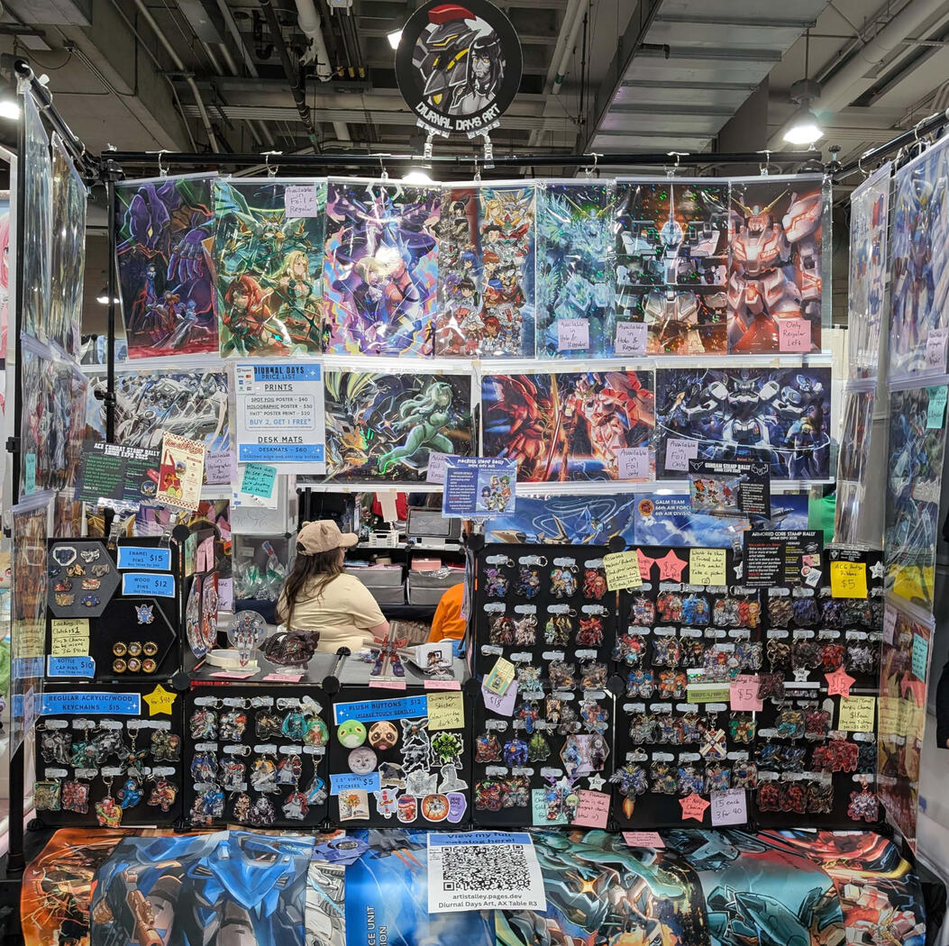 Anime Expo 2025 AA setup, 6ft
